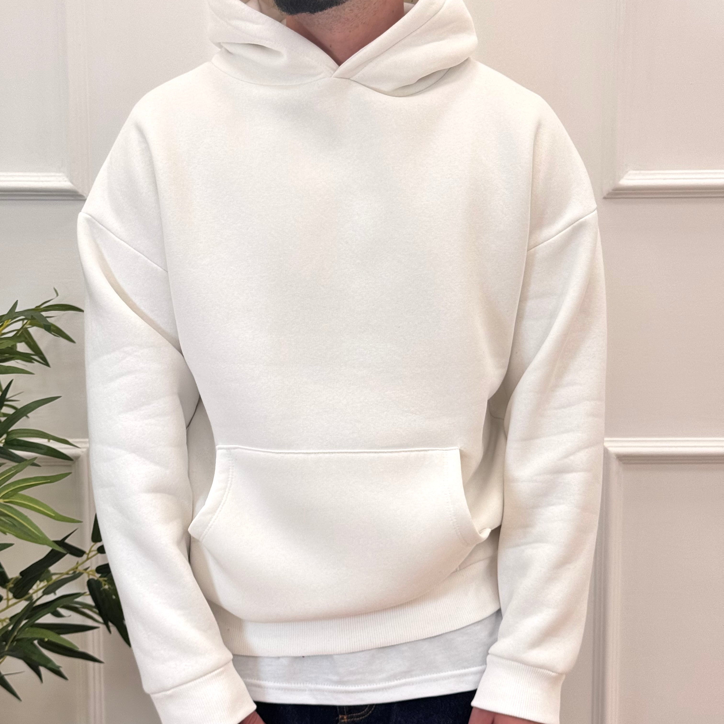 Hoodie Boxy Felpata