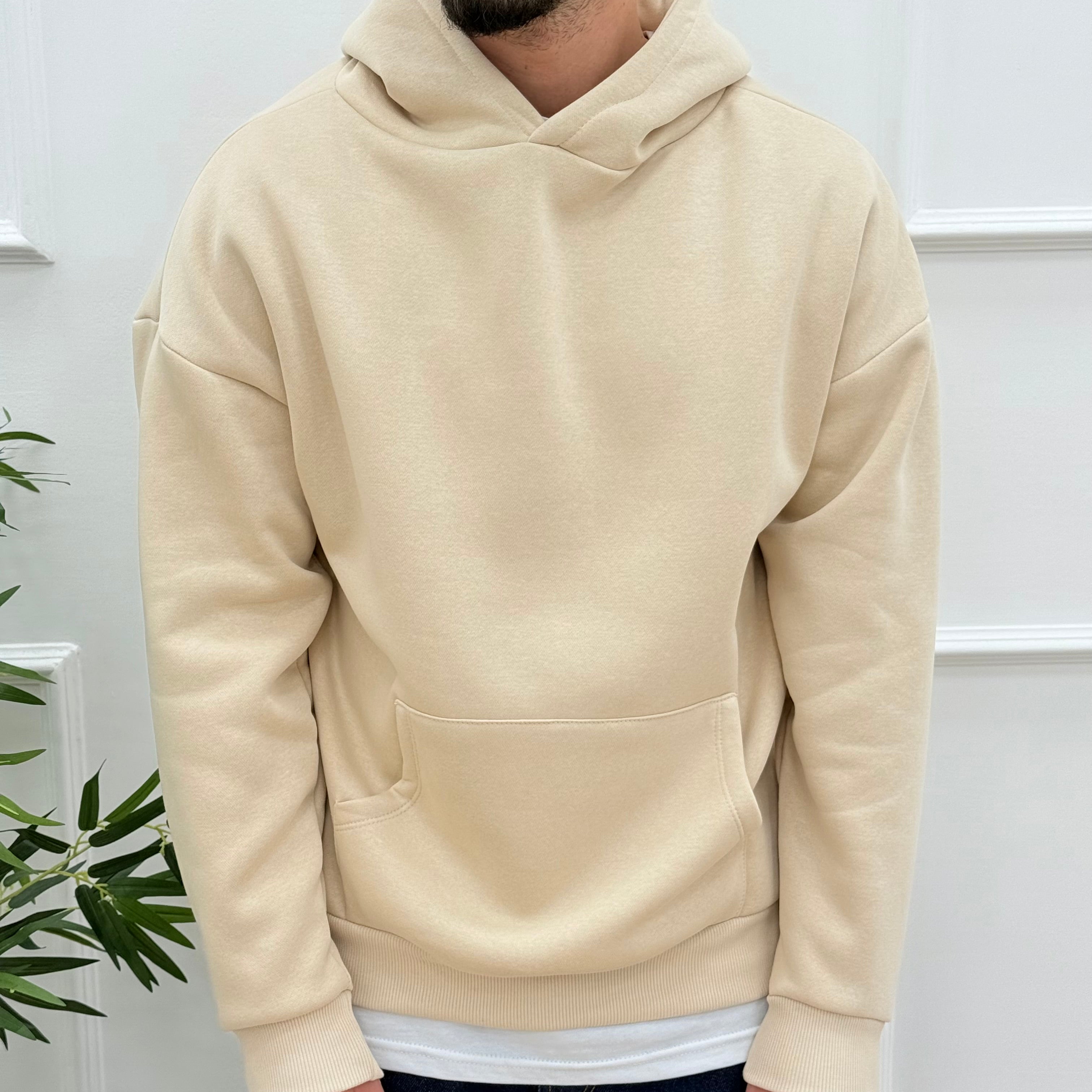 Hoodie Boxy Felpata