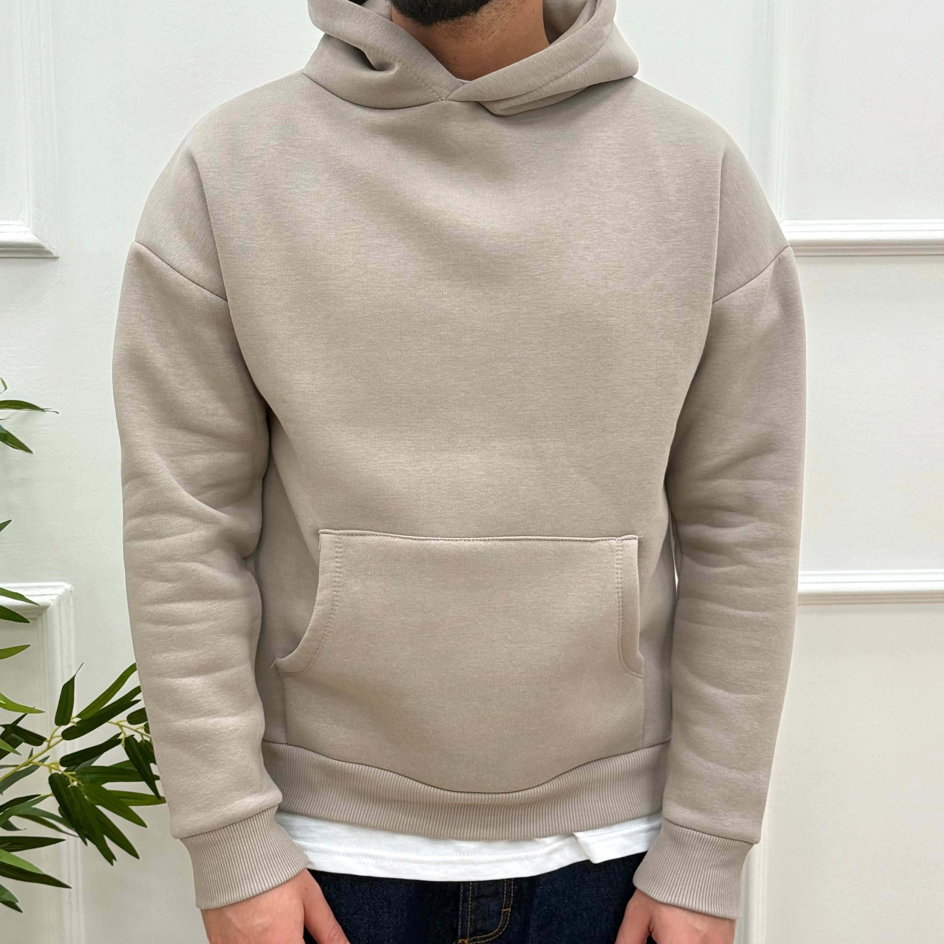 Hoodie Boxy Felpata