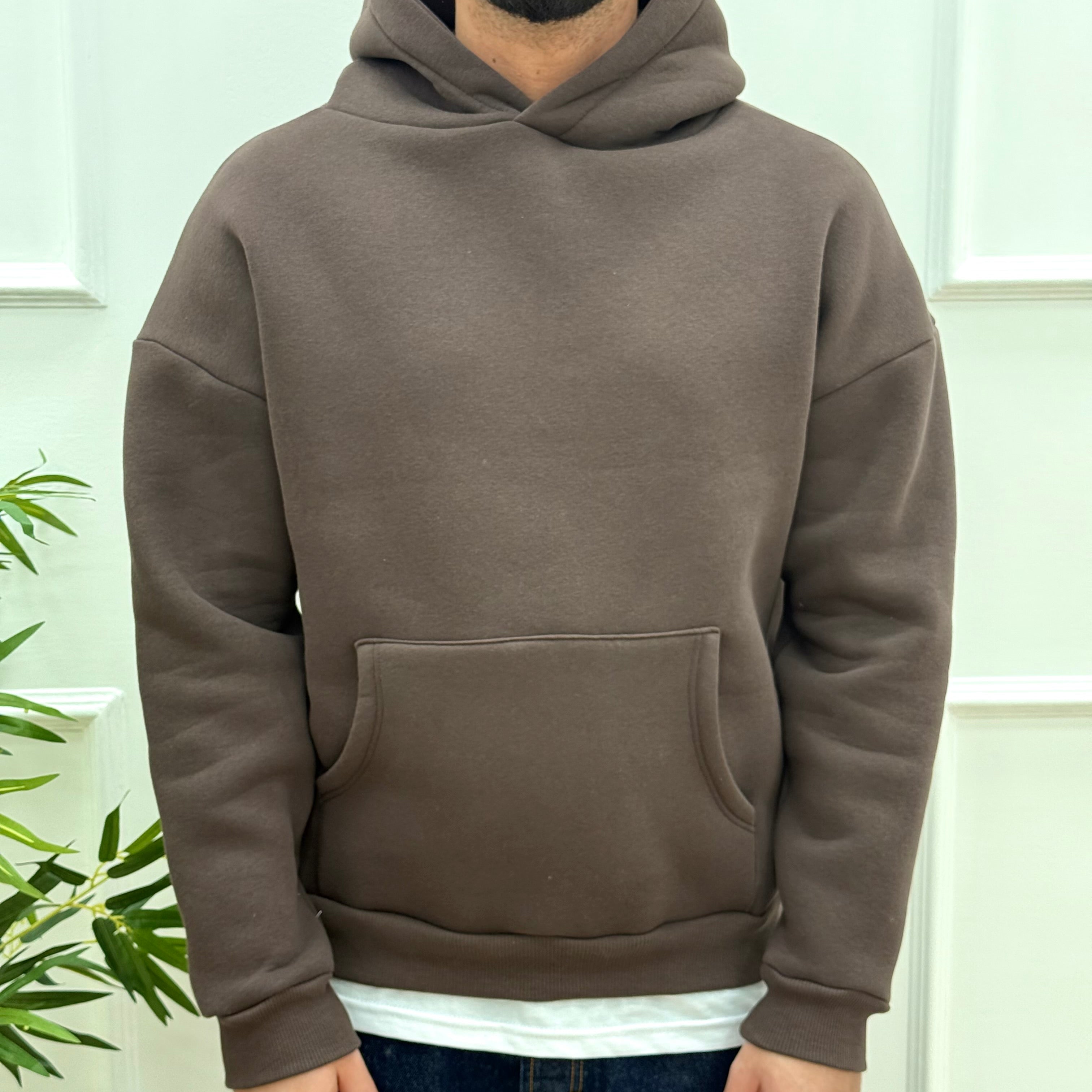 Hoodie Boxy Felpata
