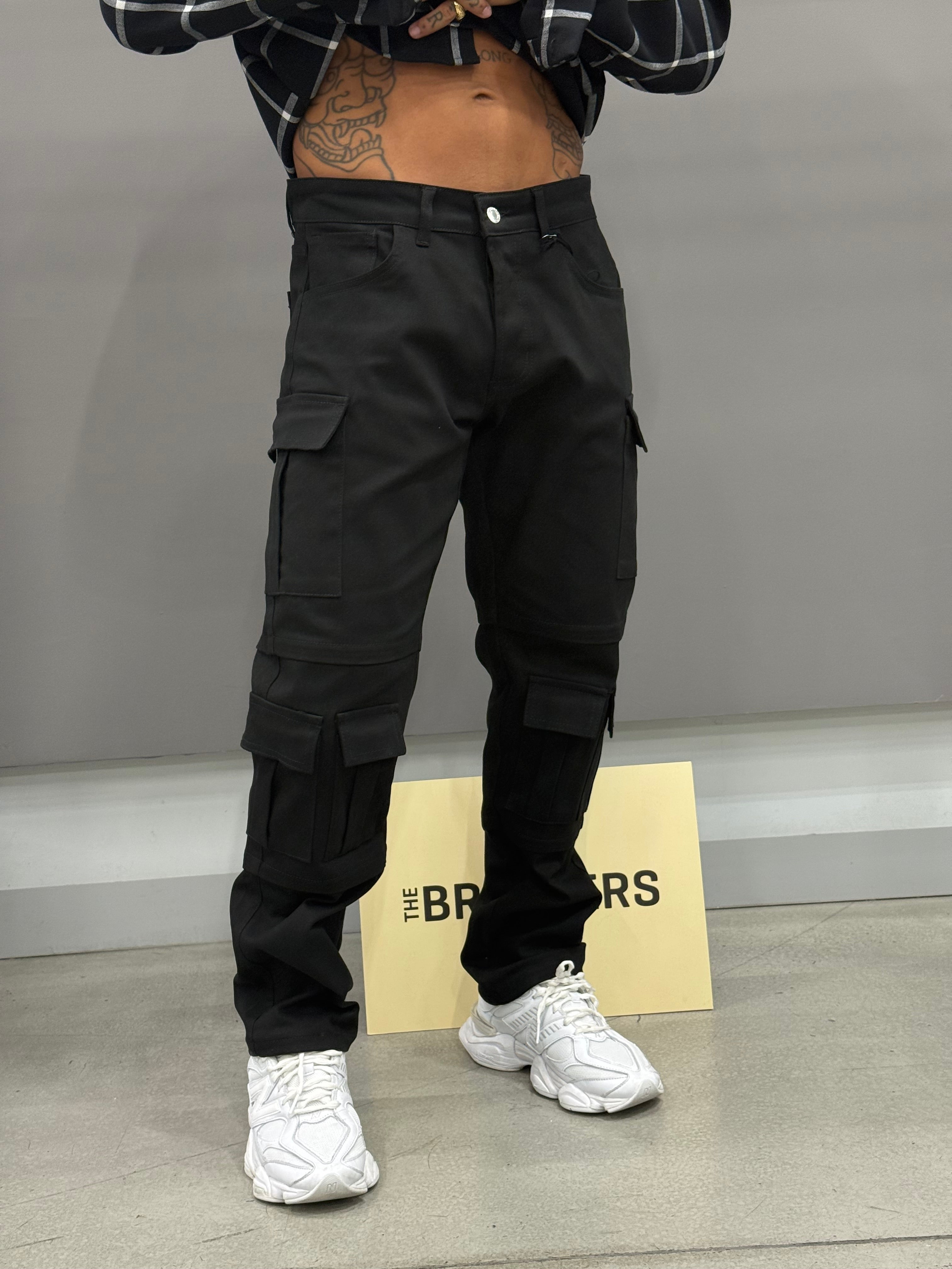 Denim Multipochet Split