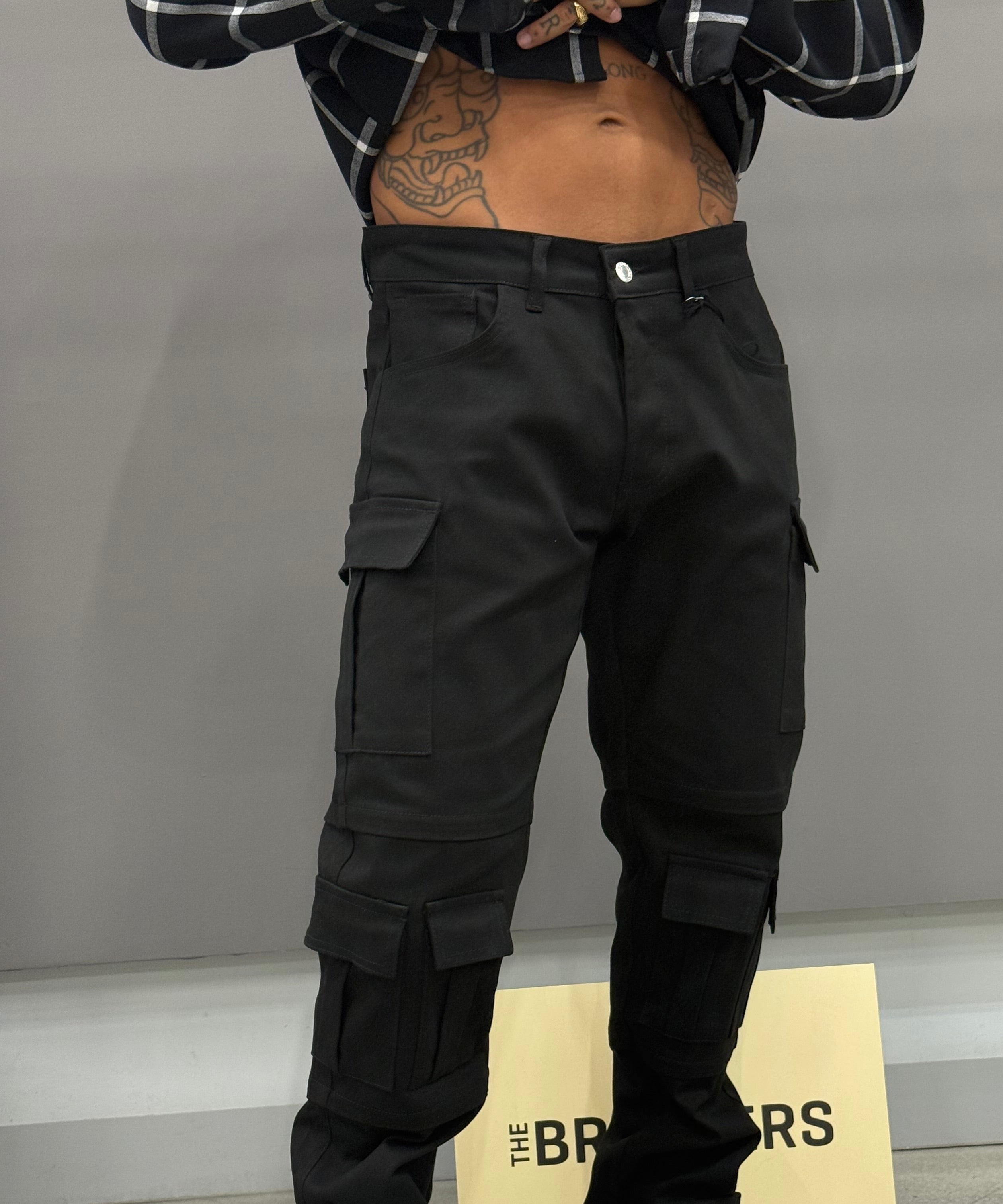 Denim Multipochet Split