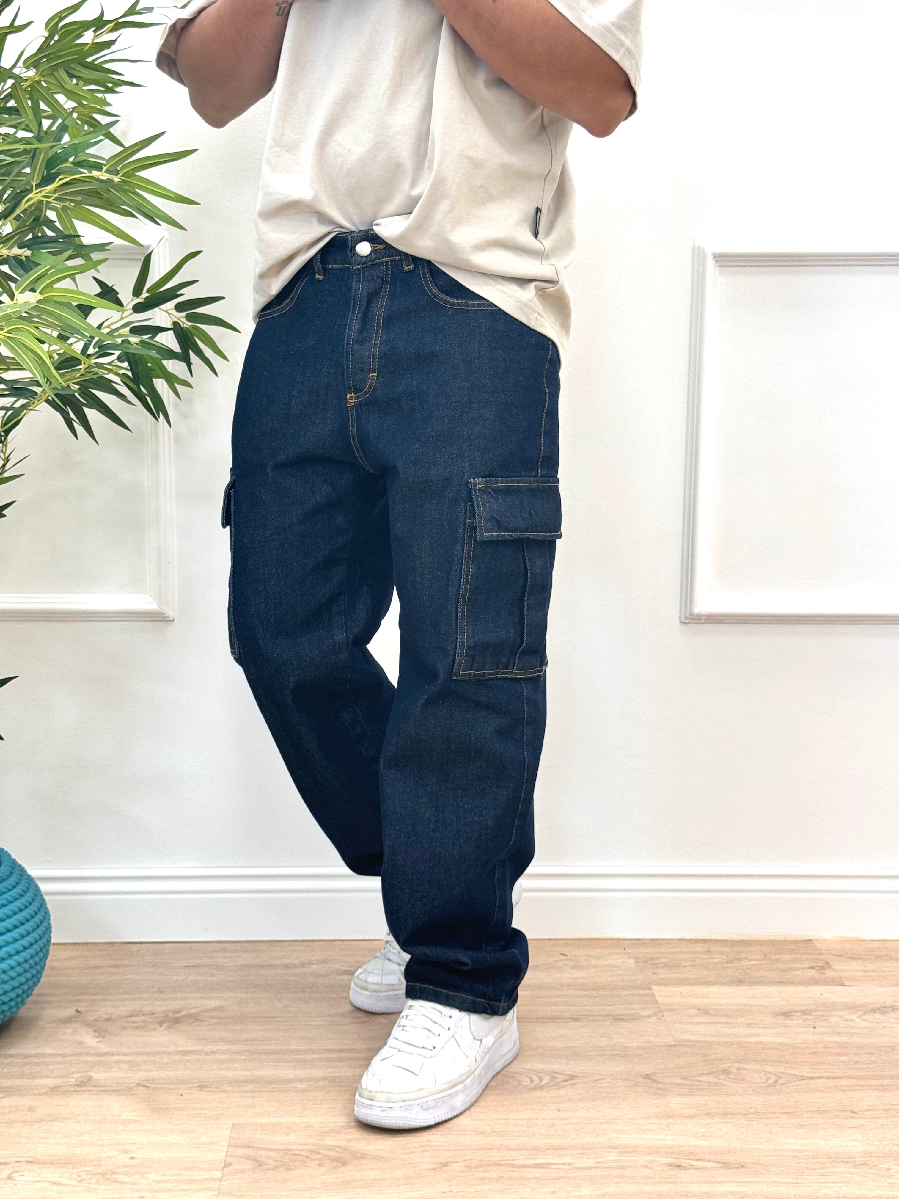 Cargo Baggy dark blu